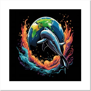 Dolphin Earth Day Posters and Art